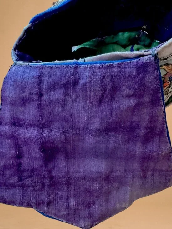 Antique Chinese Child’s Embroidered Tiger Hat Protective Festival Cap - Picture 15 of 16